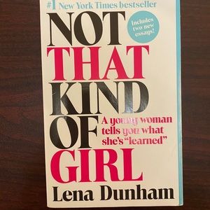 Not That Kind Of Girl by Lena Dunham book 📖